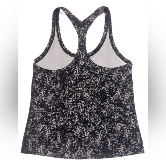 Lululemon Cool Racerback Tank Top Short Length Blossom Overlay Starlight Multi 2 - Picture 3 of 3